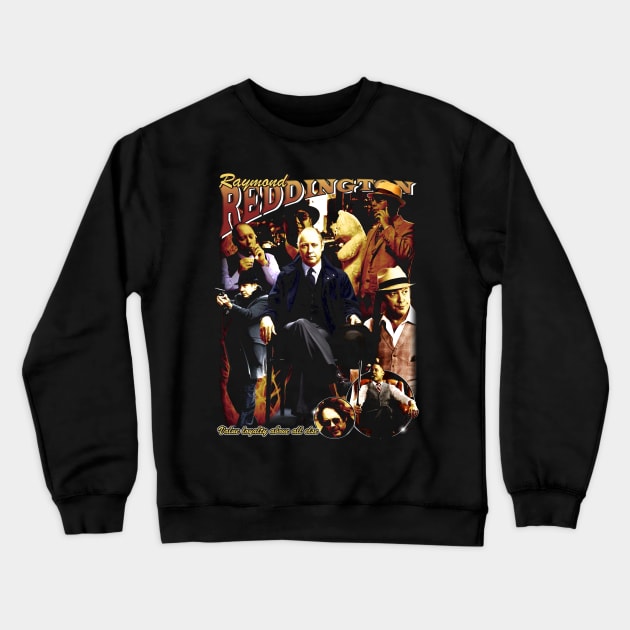 raymond reddington vintage rap tee Crewneck Sweatshirt by BVNKGRAPHICS